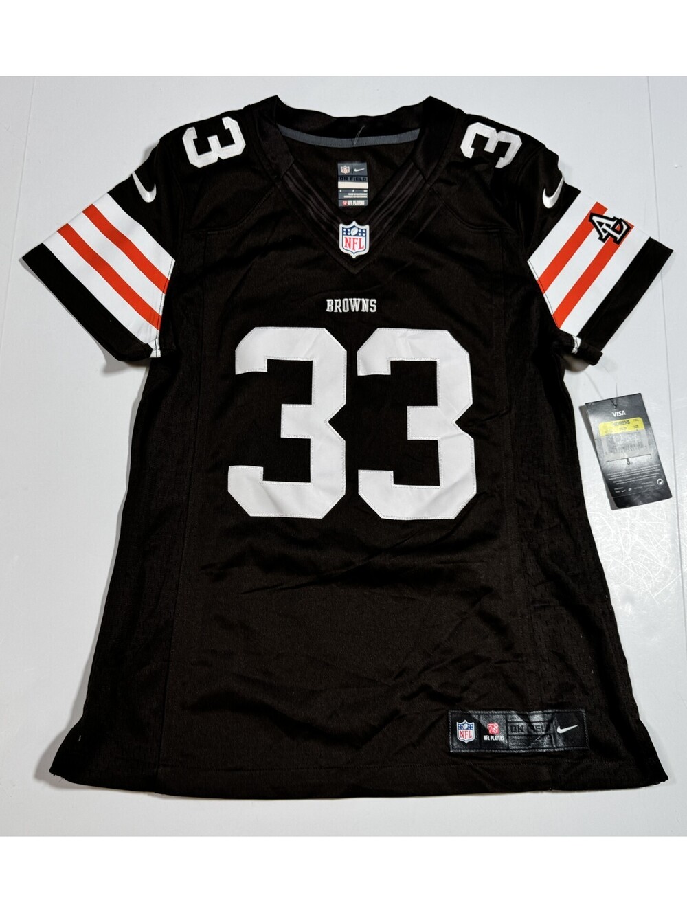 Nike Cleveland Browns Trent Richardson #33 On Field Jersey Womens S NWT